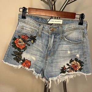 Flying Money Jean Shorts